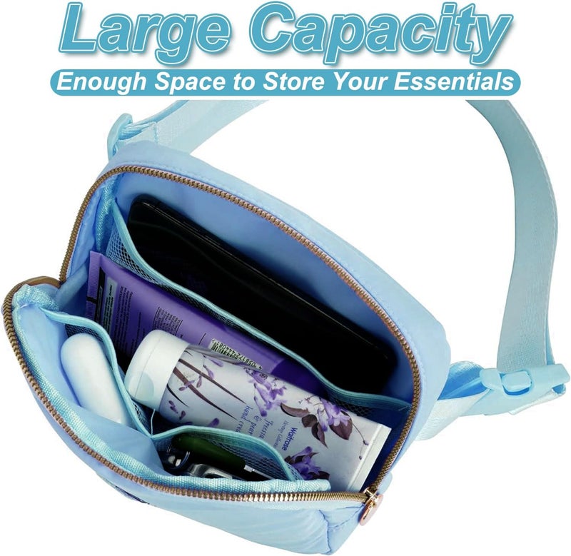 Uygafly Christmas Gifts for Teen Girls Kids - Birthday Gifts for Girls,Friendship Gifts for Women,Friend Birthday Gifts for Women - Fanny Pack Crossbody Bag Belt Bag Cute Trendy Stuff | Blue,A - Image 2